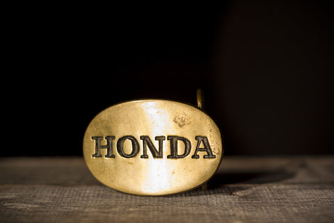 Round Honda Belt Buckle