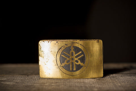 Round Kawasaki Belt Buckle