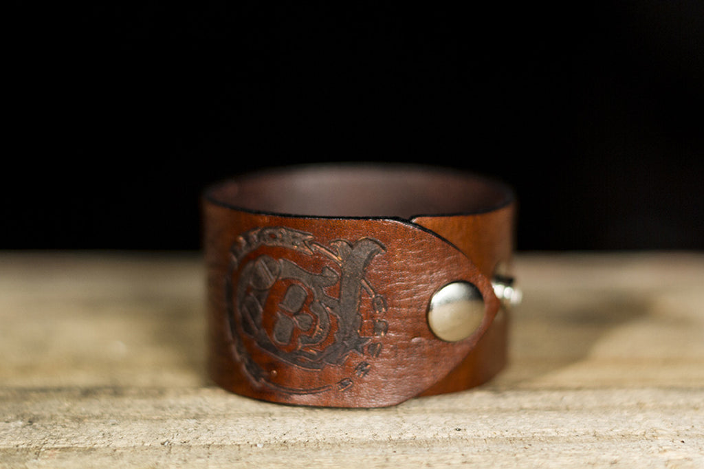 2" Leather Cuff Bracelet