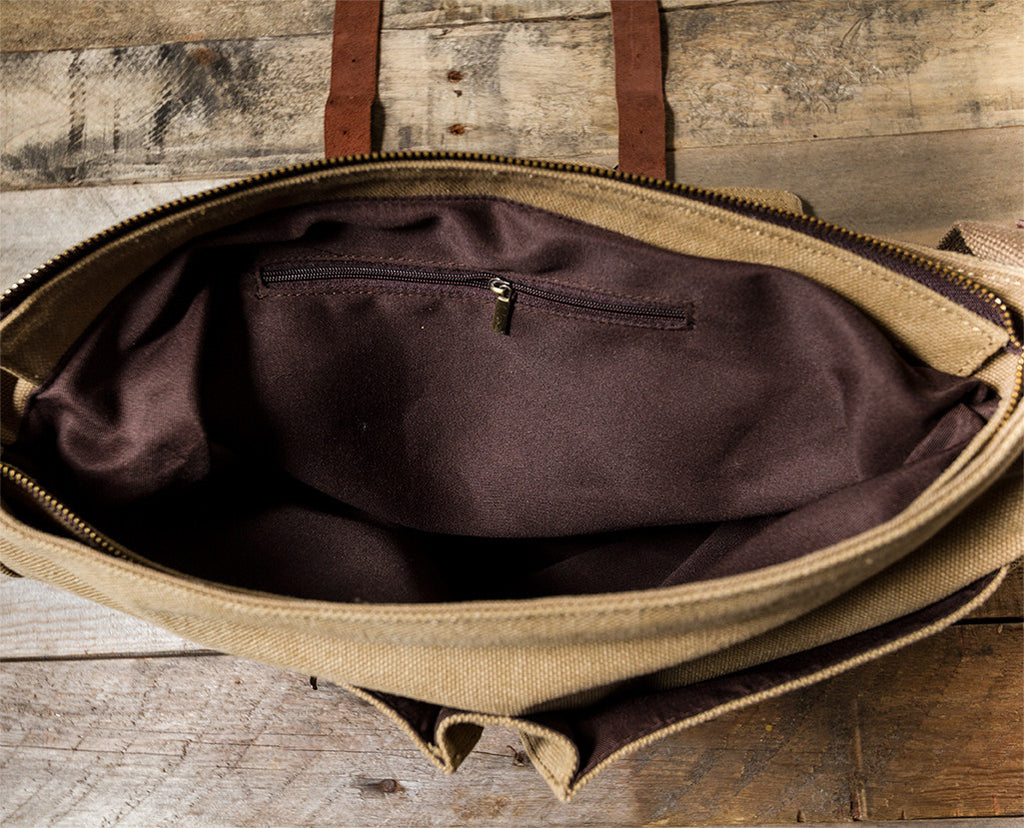 Canvas Messenger Bag