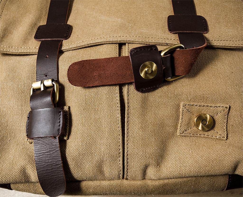 Canvas Messenger Bag