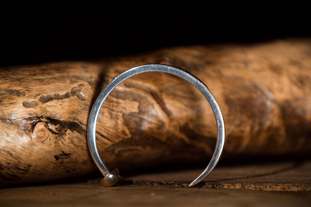 Silver Nail Head Bracelet