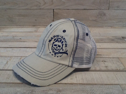 Distressed Trucker Mesh Hat