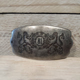 Double Lion 81 Crest Belt Buckle