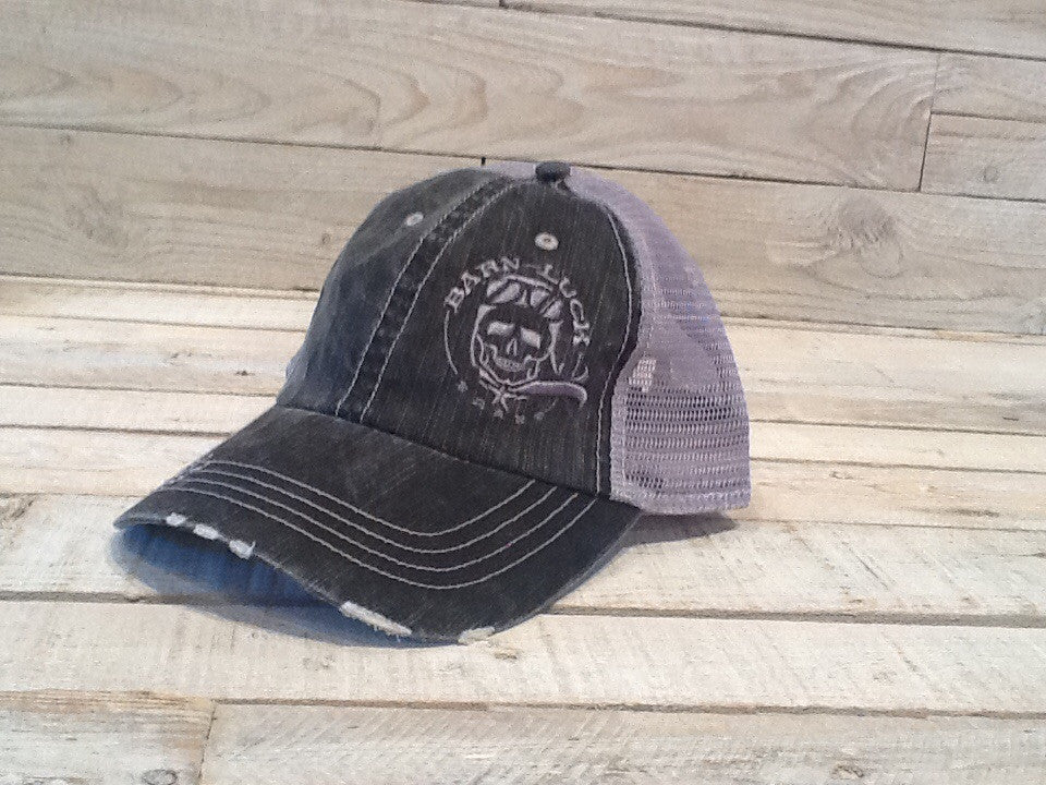 Distressed Trucker mesh hat
