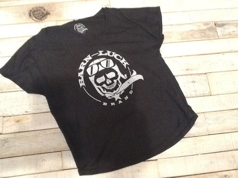 Barn Luck T shirt distressed