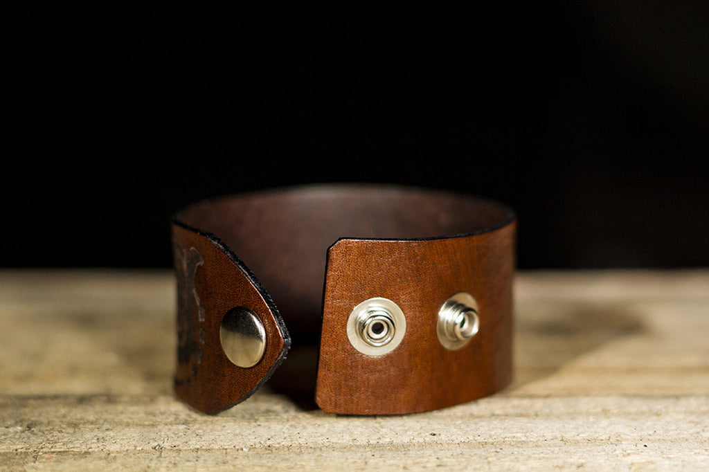 2" Leather Cuff Bracelet