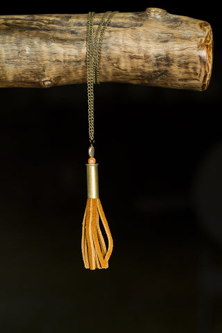 Single Shell Leather Necklace