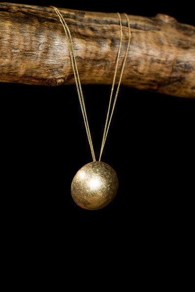 Brass Dome Necklace