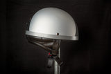 Black/Silver Half Helmet
