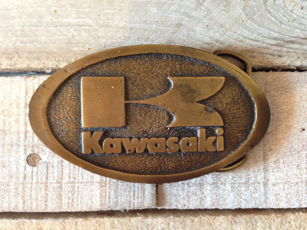 "K" Kawasaki Belt Buckle