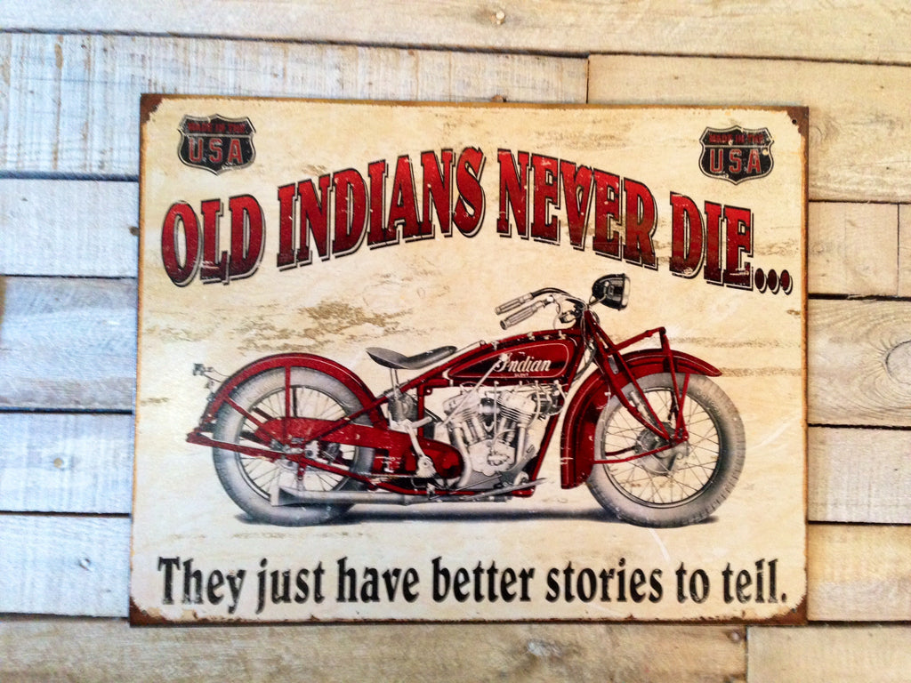 Old Indian Vintage Sign