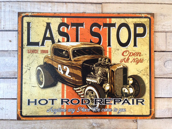 Hot Rod Repair Vintage Sign