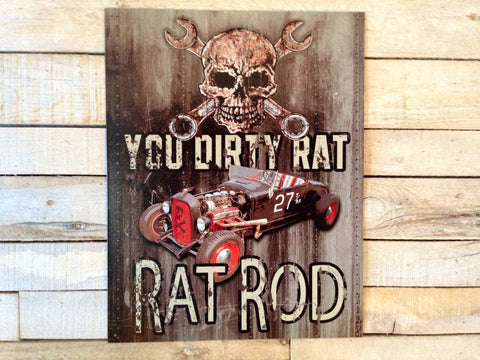 Road Rat Vintage Sign